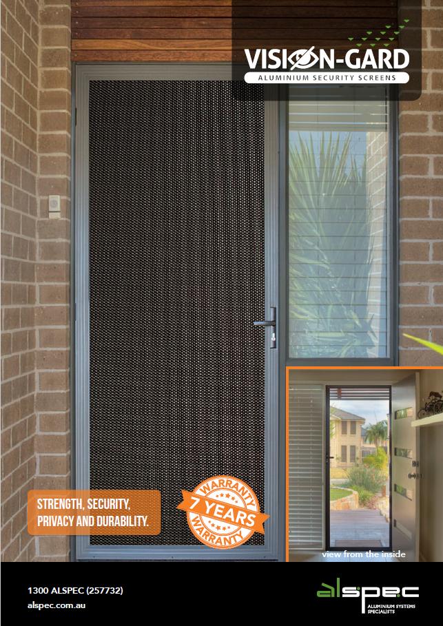 Clear Security Doors  Sasco Screens and Blinds