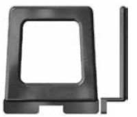 Window fly screen lift tab handle