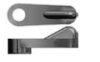 Low offset window screen swivel clip