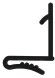 Window fly screen retaining clip