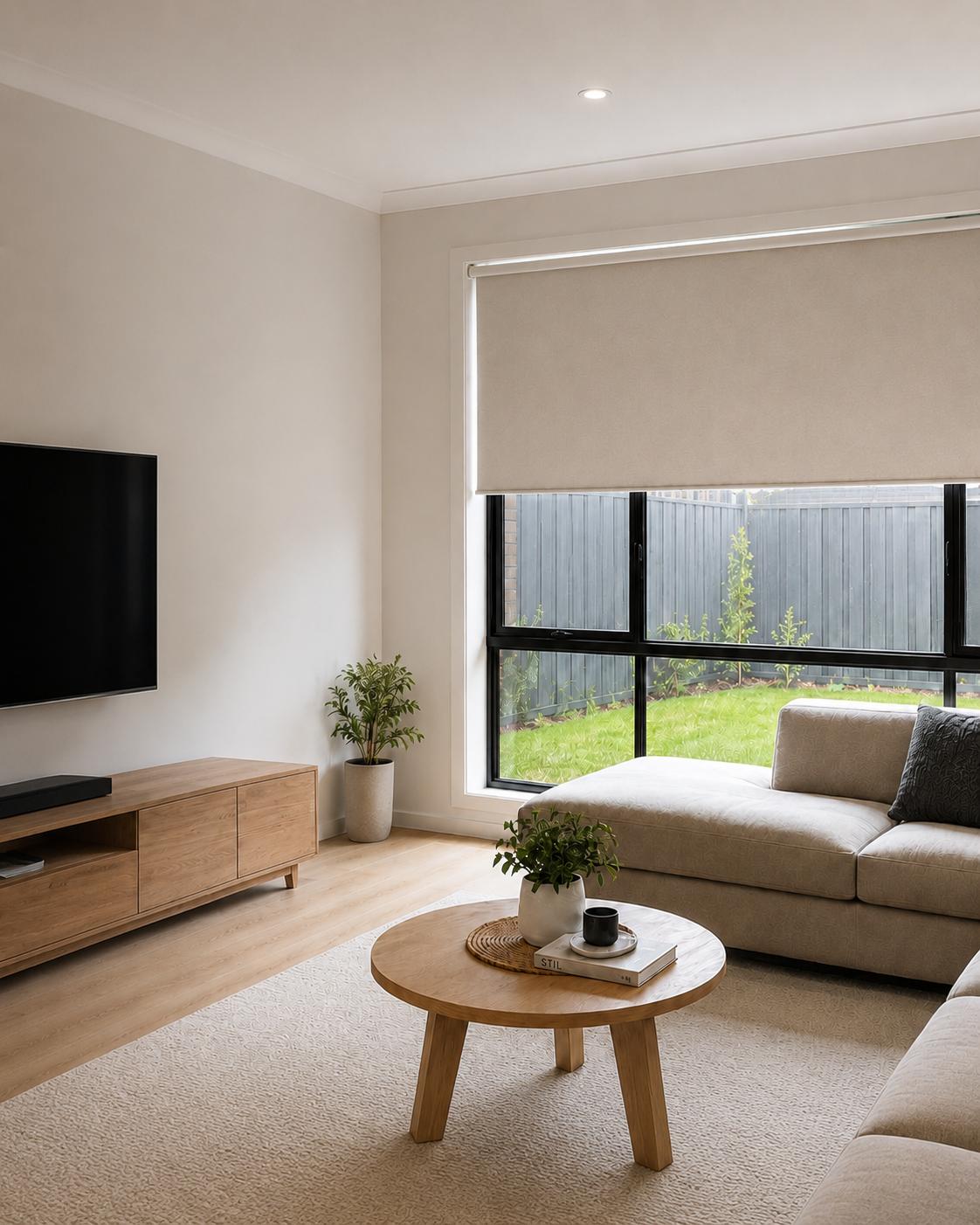 Blockout roller blinds installed in Mambourin